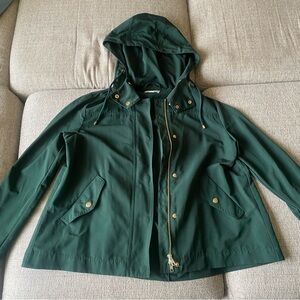 LOFT Pleated Rain Jacket